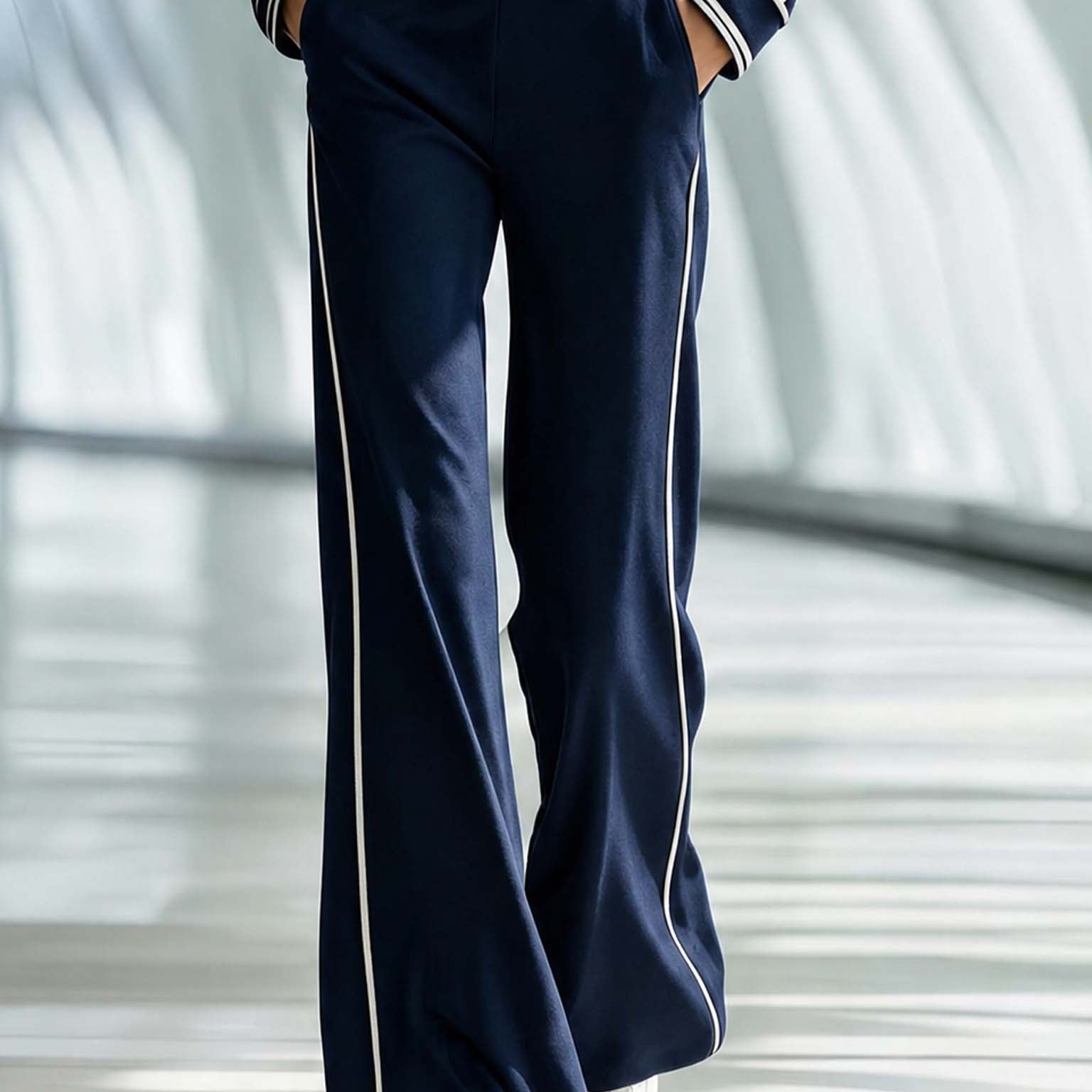 Women's Stylish Casual White Trousers
