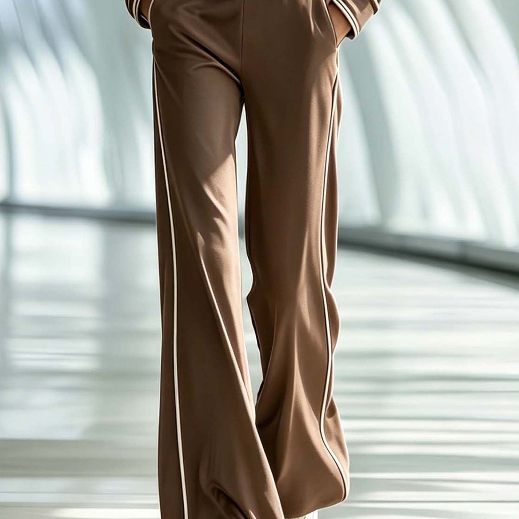 Women's Stylish Casual White Trousers