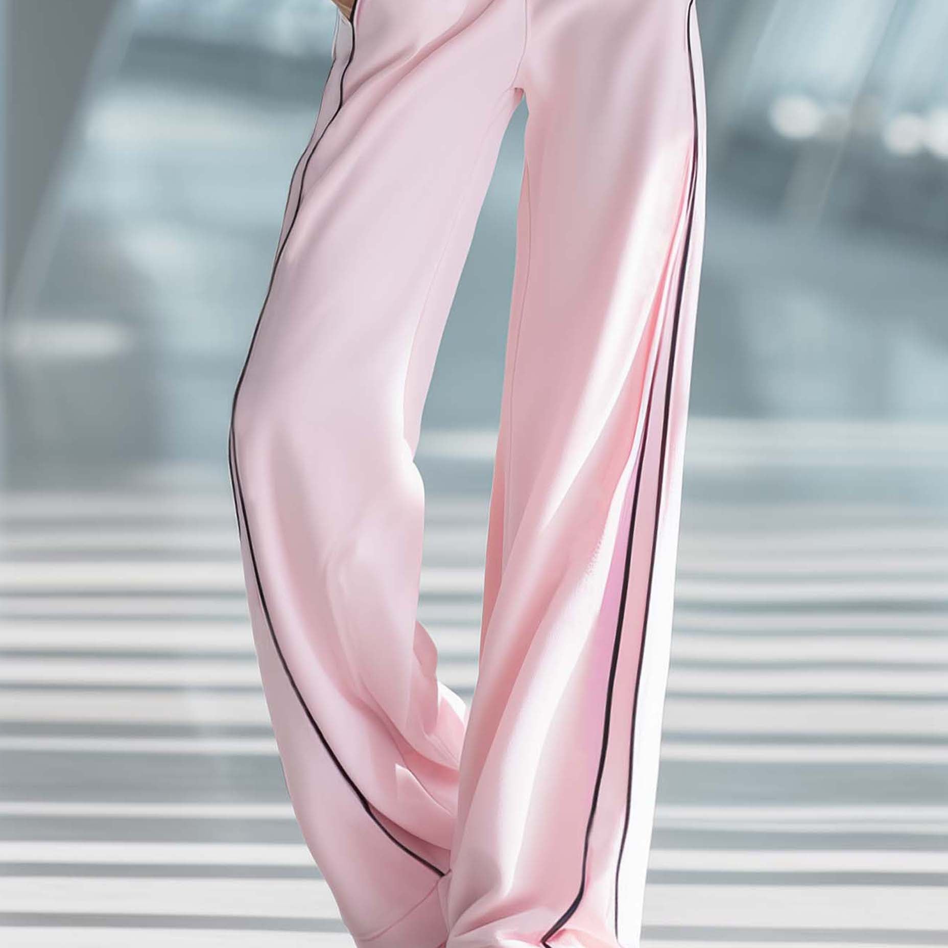 Women's Athletic Casual Pink Pants