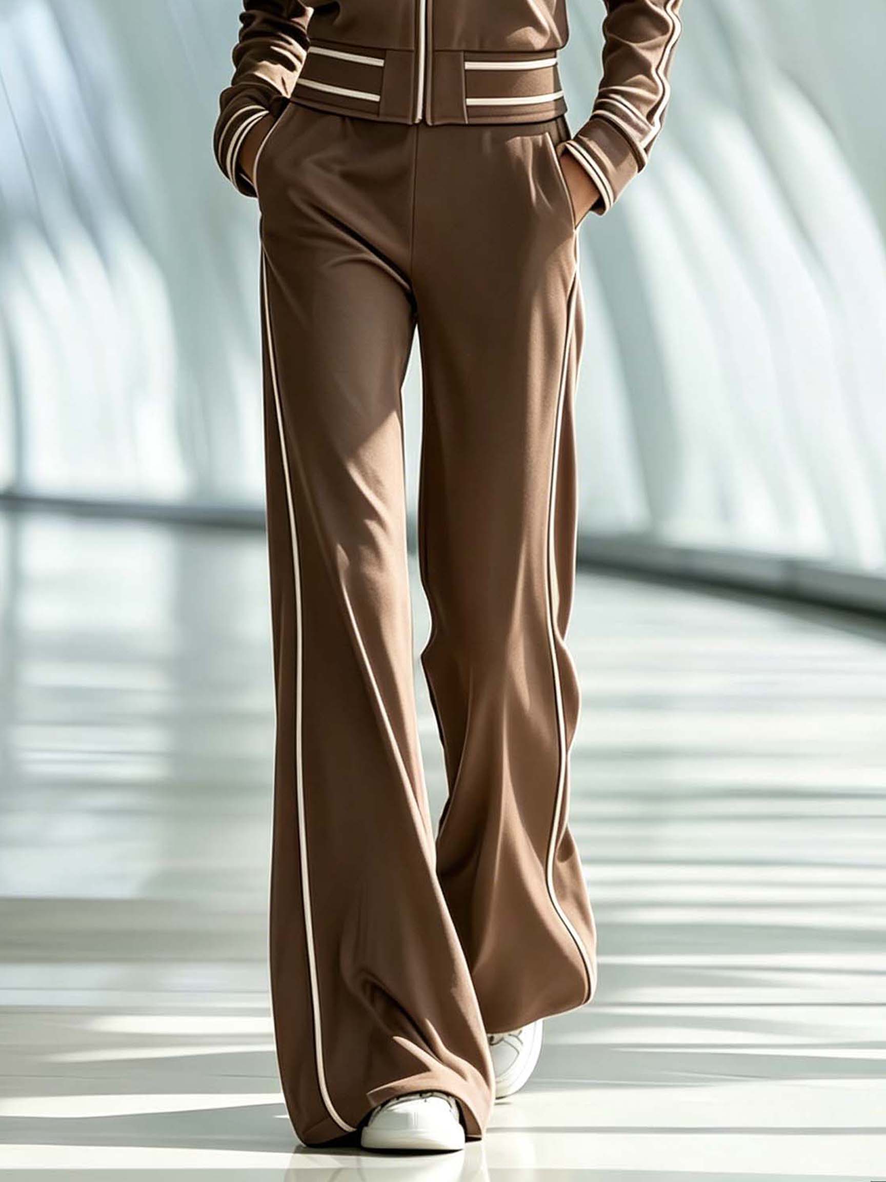 Women's Stylish Casual White Trousers