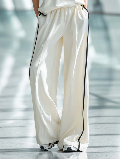 Women's Stylish Casual White Trousers