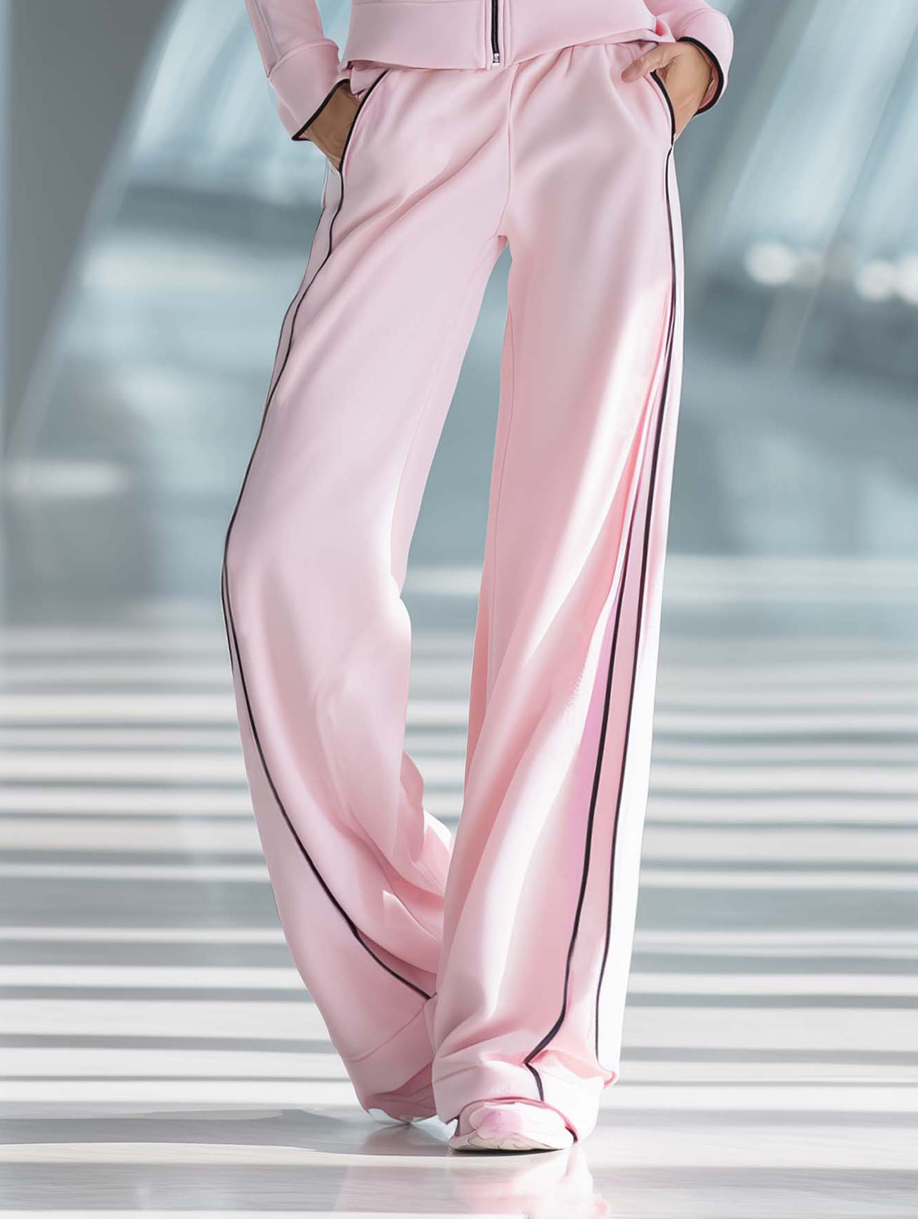 Women's Athletic Casual Pink Pants