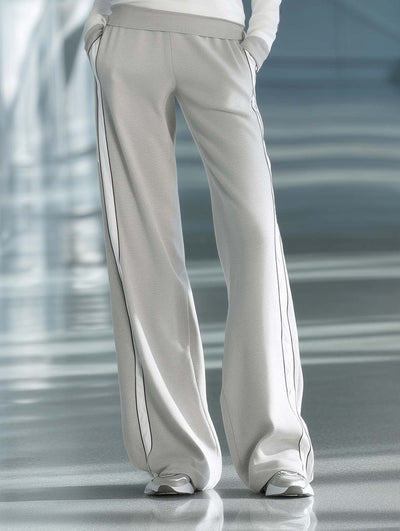 Women's Comfortable And Casual Grey Long Sweatpants